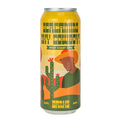 Banks Screaming Sky Cowboy! West Coast DIPA 500ml Can