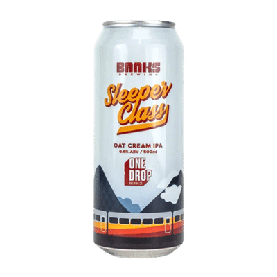 Banks x One Drop Sleeper Class Oat Cream IPA 500ml Can