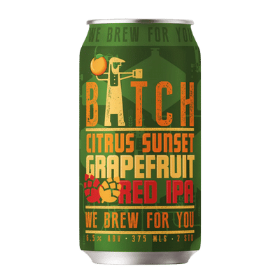 Batch Citrus Sunset Grapefruit Red IPA 375ml Can