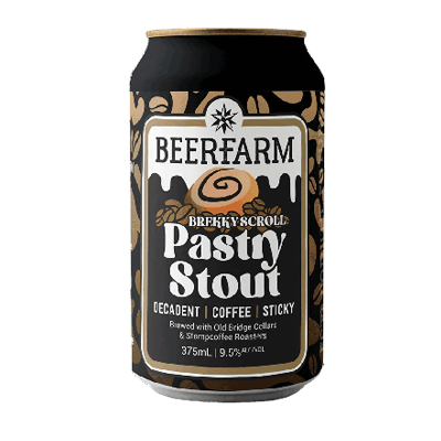 Beerfarm Brekky Scroll Pastry Stout 375ml Can