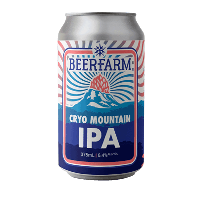 Beerfarm Cryo Mountain IPA 375ml Can