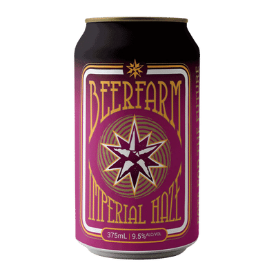 Beerfarm Imperial Haze Imperial Hazy IPA 375ml Can