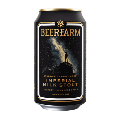 Beerfarm Starward BA Imperial Milk Stout 375ml Can