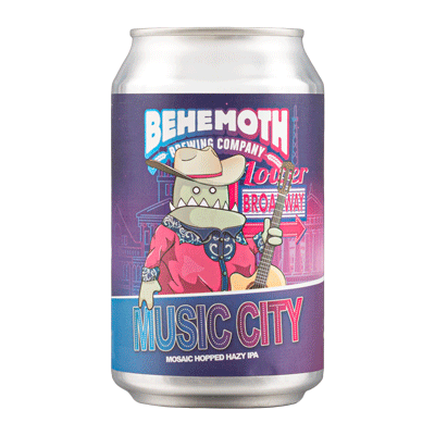 Behemoth Music City Mosaic Hopped Hazy IPA 330ml Can