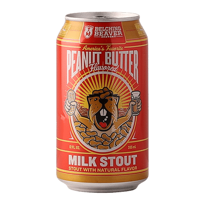 Belching Beaver Peanut Butter Milk Stout 355ml Can