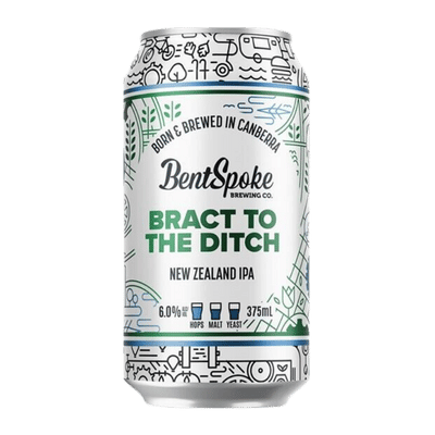 Bentspoke Bract To The Ditch NZ IPA 375ml Can
