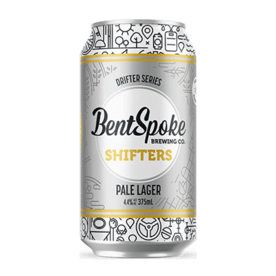 Bentspoke Shifters Pale Lager 375ml Can