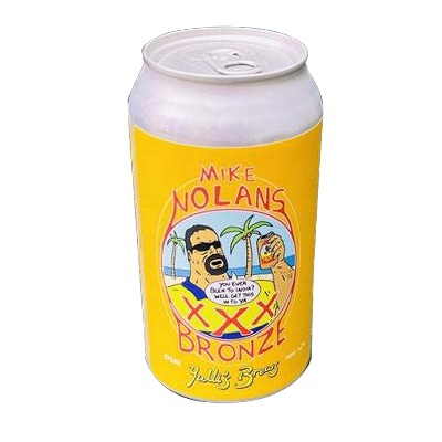 Yulli's/Big Lez Mike Nolan's XXX Bronze Pale Lager 375ml Can