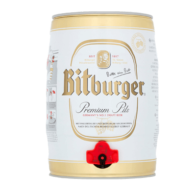 Bitburger Premium Pils 5L Keg