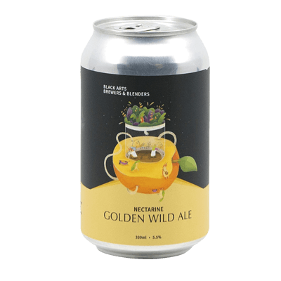 Black Arts Golden Wild Nectarine Ale 330ml Can