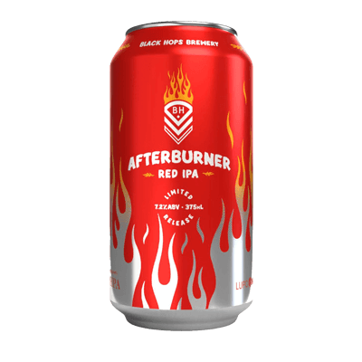Black Hops Afterburner Red IPA 375ml Can