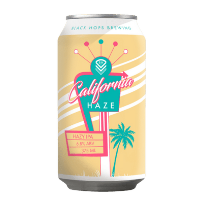 Black Hops California Haze Hazy IPA 375ml Can