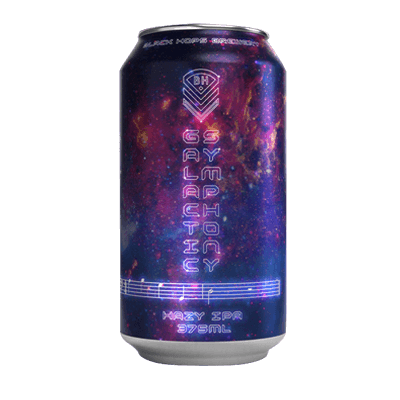 Black Hops Galactic Symphony Hazy IPA 375ml Can