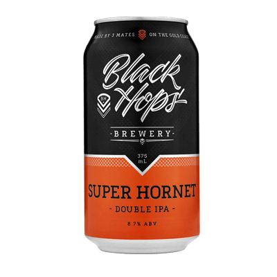 Black Hops Super Hornet Double IPA 375ml Can