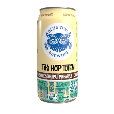 Blue Owl Tiki Hop Totem Pineapple & Coconut Milkshake Sour IPA 473ml Can