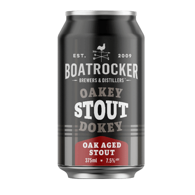 Boatrocker Oaky Dokey Rich Oaked Stout 375ml Can