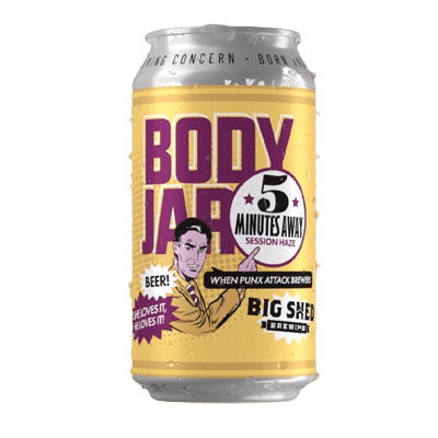 Big Shed/Body Jar 5 Minutes Away Hazy Pale Ale 375ml Can
