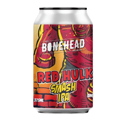Bonehead Red Hulk Smash Smells Like Pop Culture IPA 375ml Can