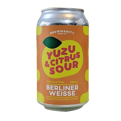 Brewmanity Yuzu & Citrus Sour Sour Ale