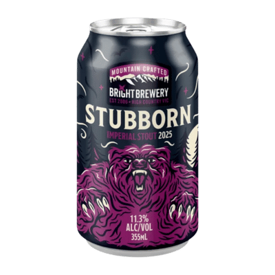 Bright Stubborn Imperial Stout 2025 355ml Can