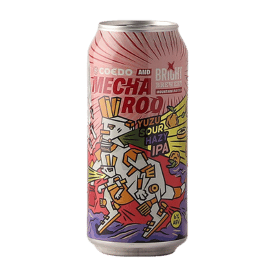 Bright MechaRoo Yuzu Sour Hazy IPA 440ml Can