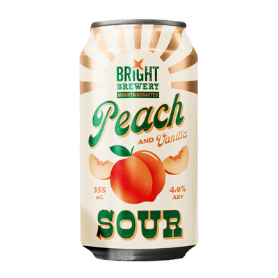 Bright Peach and Vanilla Sour 355ml Can