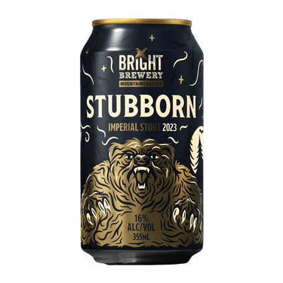 Bright Stubborn Imperial Stout 2023 355ml Can