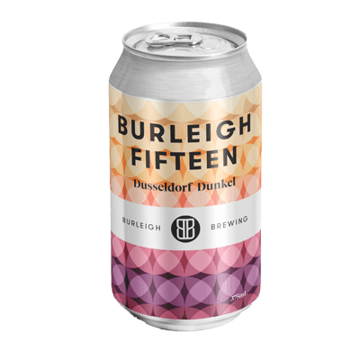 Burleigh Fifteen Dusseldorf Smoked Dunkel 375ml Can