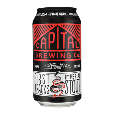 Capital First Tracks Imperial Stout 375ml Can