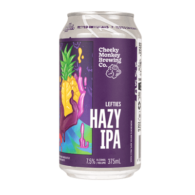 Cheeky Monkey Lefties Hazy IPA 375ml Can