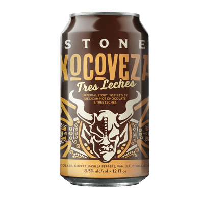 Stone Xocoveza Tres Leches 2021 Imperial Stout w/ Chocolate, Coffee, Pasilla Peppers, Vanilla, Cinnamon, Nutmeg, Rice and Oats 355ml Can