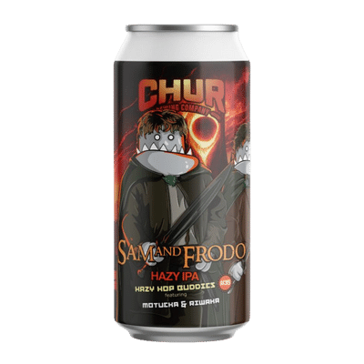 Chur Hazy Hop Buddies #35 Sam and Frodo Hazy IPA 440ml Can