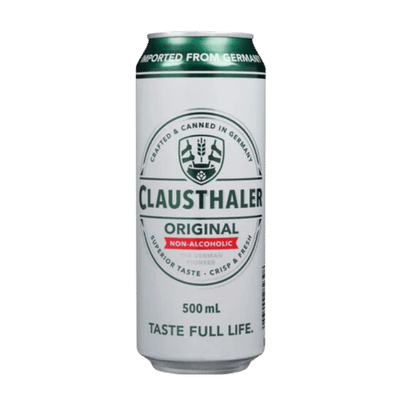 Clausthaler Original Alcohol Free German Pilsner 500ml Can