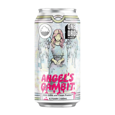 One Drop x Cloudwater Angel's Gambit DIPA w/ Clean Fusion 440ml Can