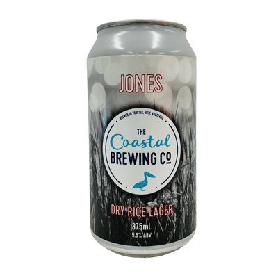 Coastal Jones Dry Rice Lager 375ml Can