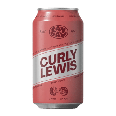 Curly Lewis Lay Day Red IPA 375ml Can