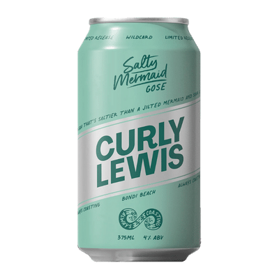 Curly Lewis Salty Mermaid Gose 375ml Can