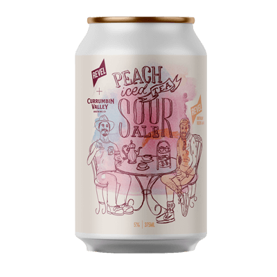 Revel/Currumbin Valley Peach Iced Tea Sour Ale 375ml Can