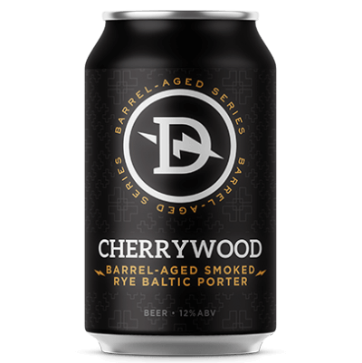Dainton Cherrywood Barrel-Aged Smoked Rye Baltic Porter 355ml Can