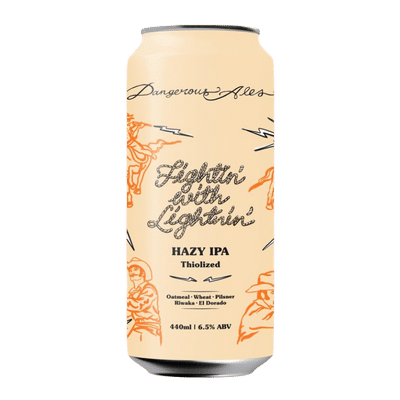 Dangerous Ales Fightin' With Lightnin' Thiolized Hazy IPA 440ml Can