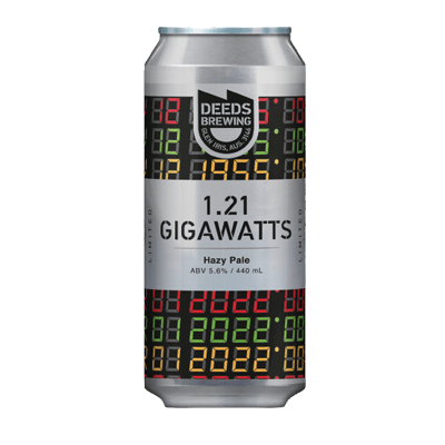Deeds 1.21 Gigawatts Hazy Pale Ale 440ml Can