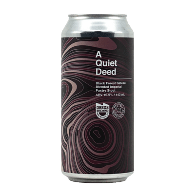 Deeds A Quiet Deed 2023 Black Forest Gateau Blended Imperial Pastry Stout 440ml Can