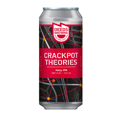 Deeds Crackpot Theories Hazy IPA 440ml Can