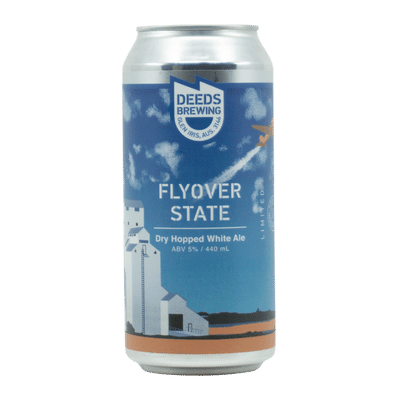 Deeds Flyover State Dry Hopped White Ale 440ml Can