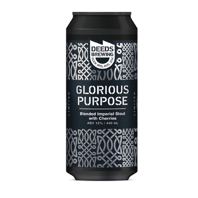 Deeds Glorious Purpose Blended Imperial Stout With Cherries 440ml Can