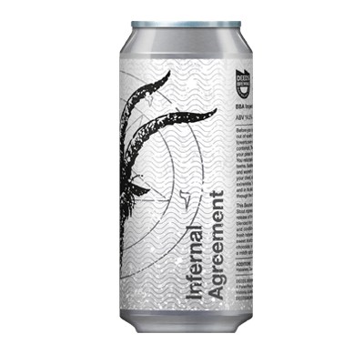 Deeds Infernal Agreement Bourbon Barrel Aged Imperial Stout 440ml Can
