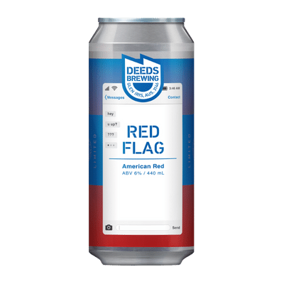 Deeds Red Flag American Red 440ml Can