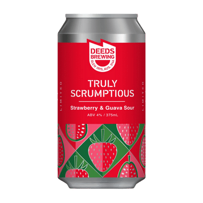 Deeds Truly Scrumptious Strawberry & Guava Sour 375ml Can