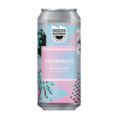 Deeds Vaporwave Oat Cream IPA 440ml Can