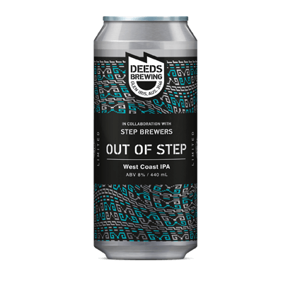 Deeds x Step Brewers Out of Step West Coast IPA